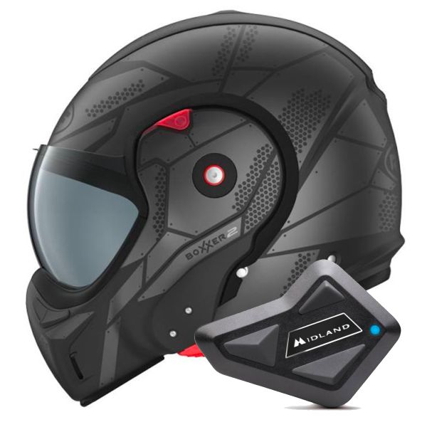 Modulare Apribile Roof Boxxer 2 Kendo Mat Black Steel + Kit Bluetooth BT Mini