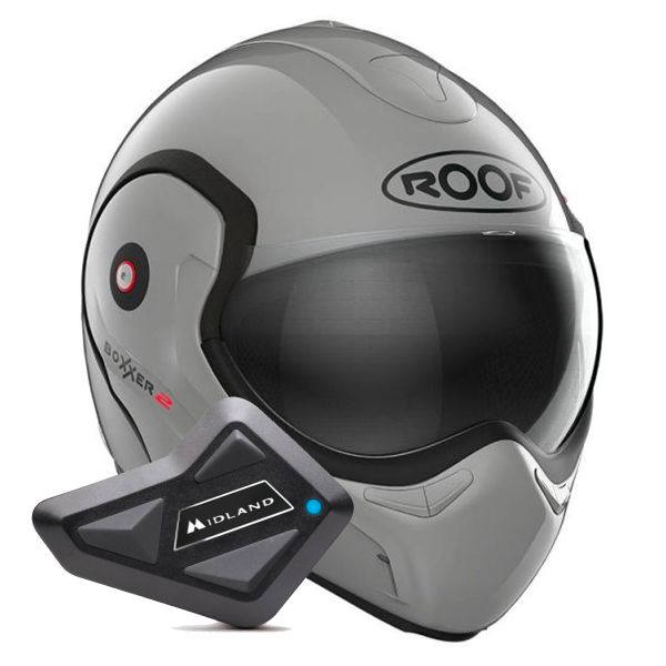 Modulare Apribile Roof Boxxer 2 Smokey Grey + Kit Bluetooth BT Mini Modulare Apribile Roof Boxxer 2 Smokey Grey + Kit Bluetooth BT Mini