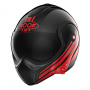 Casque Modulare Apribile Roof Boxxer Sting Black Red