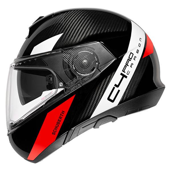 Casco Moto Schuberth C4 Pro Carbon Avio Red pronto per l'invio | iCasque.it