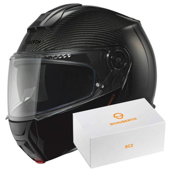 Modulare Apribile Schuberth C5 Carbon + Kit Bluetooth SC2 C5 - E2