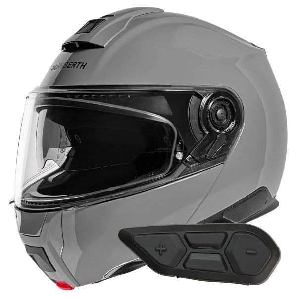 Modulare Apribile Schuberth C5 Concrete Grey + Kit Bluetooth SC2 C5 - E2 Modulare Apribile Schuberth C5 Concrete Grey + Kit Bluetooth SC2 C5 - E2