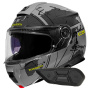 Casque Modulare Apribile Schuberth C5 Globe Grey + Kit Bluetooth SC2 C5 - E2
