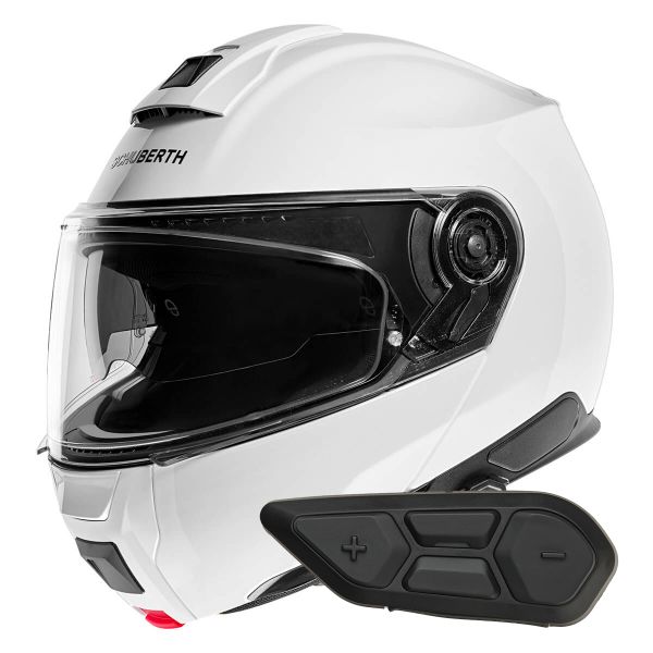 Modulare Apribile Schuberth C5 Glossy White + Kit Bluetooth SC2 C5 - E2 Modulare Apribile Schuberth C5 Glossy White + Kit Bluetooth SC2 C5 - E2
