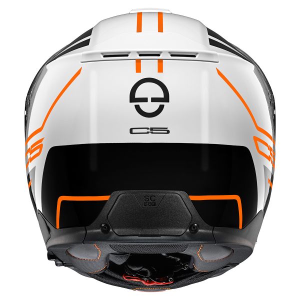 Schuberth C5 Master Orange + Kit Bluetooth SC2 C5 - E2