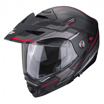 Scorpion ADX-2 Carrera Matt Black Red + Kit Bluetooth 5S