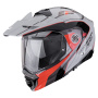 Casque Modulare Apribile Scorpion ADX-2 Kamps Grey Red