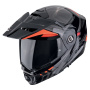 Casque Modulare Apribile Scorpion ADX-2 Lewis Nero Rosso
