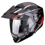 Casque Modulare Apribile Scorpion ADX-2 Walt Black Silver Red
