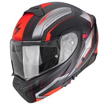 Modulare Apribile Scorpion Exo 930 Evo Space Matt Black Silver Red