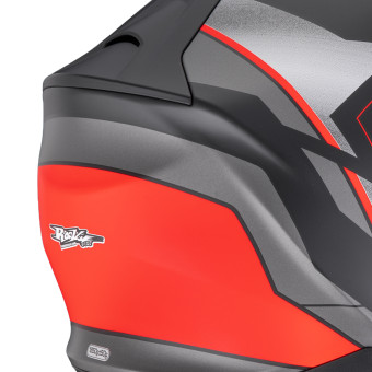 Scorpion Exo 930 Evo Space Matt Black Silver Red