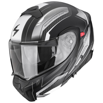 Modulare Apribile Scorpion Exo 930 Evo Space Matt Black Silver White