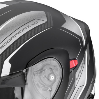 Scorpion Exo 930 Evo Space Matt Black Silver White