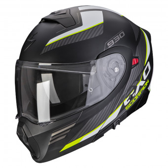 Scorpion Exo 930 Navig Black Matt Yellow Fluo + Kit bluetooth 5R Lite