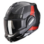 Casque Modulare Apribile Scorpion Exo Tech Evo Carbon CAD Black Red
