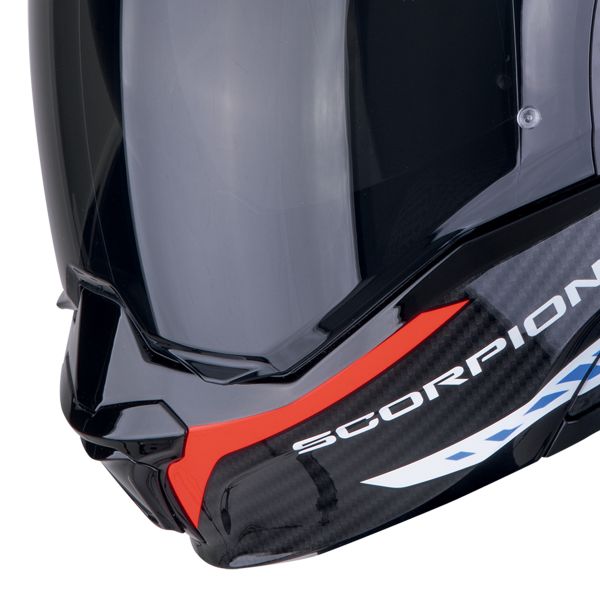 Scorpion Exo Tech Evo Carbon Cosy Nero Blu Rosso