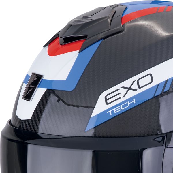 Scorpion Exo Tech Evo Carbon Cosy Nero Blu Rosso
