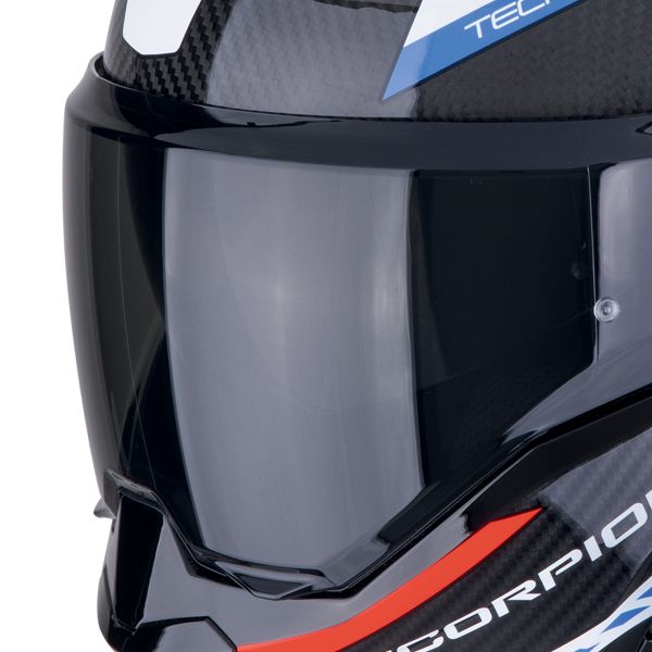 Scorpion Exo Tech Evo Carbon Cosy Nero Blu Rosso