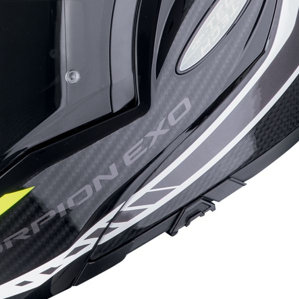 Scorpion Exo Tech Evo Carbon Cosy Nero Giallo Fluo
