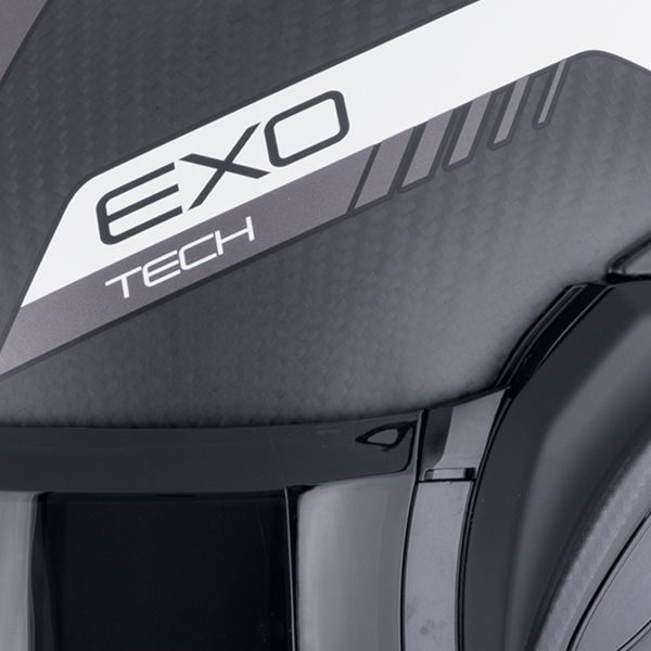 Scorpion Exo Tech Evo Carbon Cosy Matt Nero Arancione