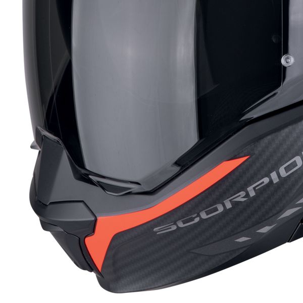 Scorpion Exo Tech Evo Carbon Cosy Matt Nero Rosso