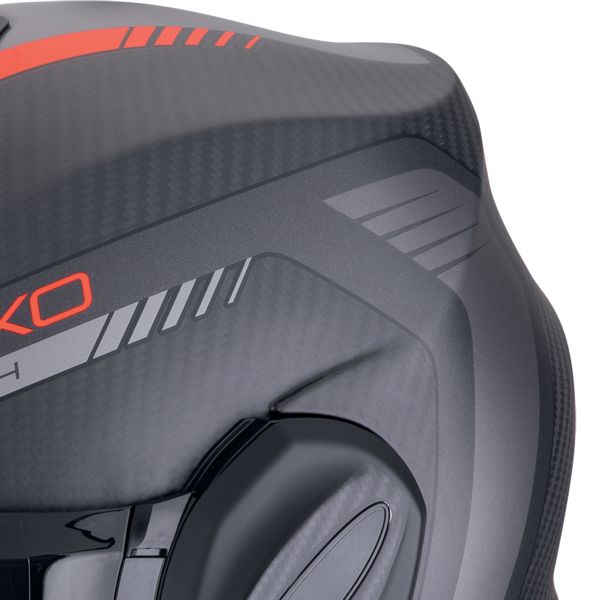 Scorpion Exo Tech Evo Carbon Cosy Matt Nero Rosso