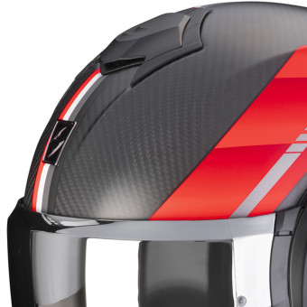 Scorpion Exo Tech Evo Carbon Genus Matt Black Red