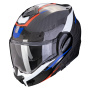 Casque Modulare Apribile Scorpion Exo Tech Evo Carbon Rover Black Red Blue