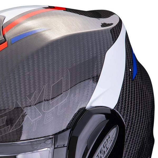 Scorpion Exo Tech Evo Carbon Rover Black Red Blue