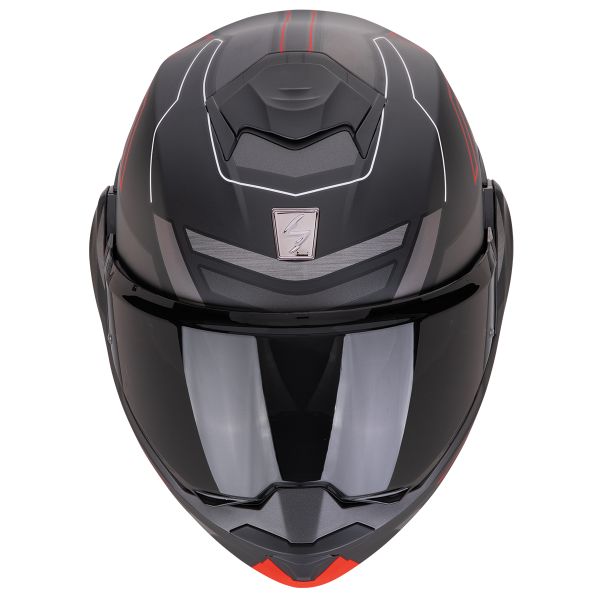 Scorpion Exo Tech Evo Conquer Nero opaco Rosso