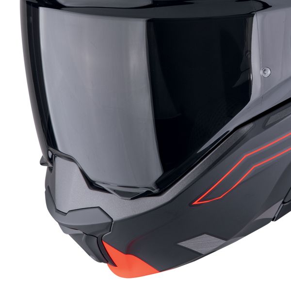 Scorpion Exo Tech Evo Conquer Nero opaco Rosso