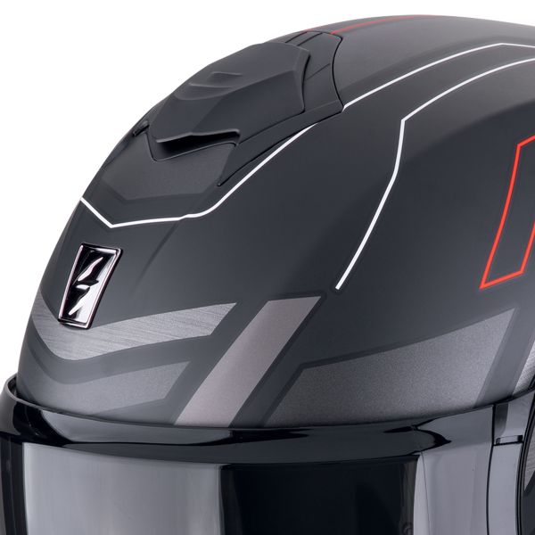 Scorpion Exo Tech Evo Conquer Nero opaco Rosso