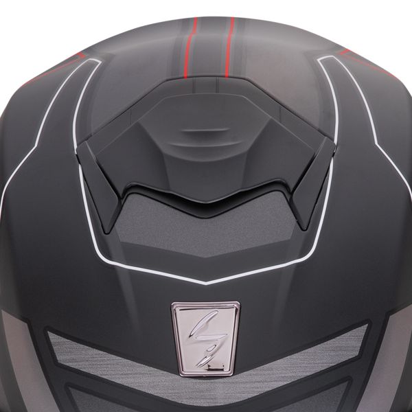 Scorpion Exo Tech Evo Conquer Nero opaco Rosso