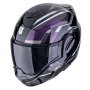 Casque Modulare Apribile Scorpion Exo Tech Evo Furio Nero Camaleonte