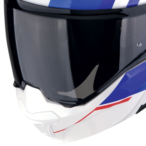 Scorpion Exo Tech Evo Furio Bianco Rosso Blu