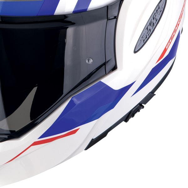 Scorpion Exo Tech Evo Furio Bianco Rosso Blu