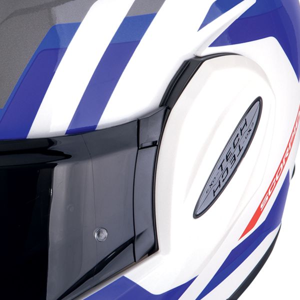 Scorpion Exo Tech Evo Furio Bianco Rosso Blu