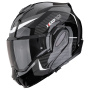 Casque Modulare Apribile Scorpion Exo Tech Evo Pro Acuti Black Silver