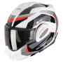 Casque Modulare Apribile Scorpion Exo Tech Evo Pro Acuti Grey Black Red