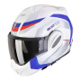 Casque Modulare Apribile Scorpion Exo Tech Evo Pro Acuti White Blue Red