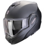 Casque Modulare Apribile Scorpion Exo Tech Evo Pro Solid Black Matt