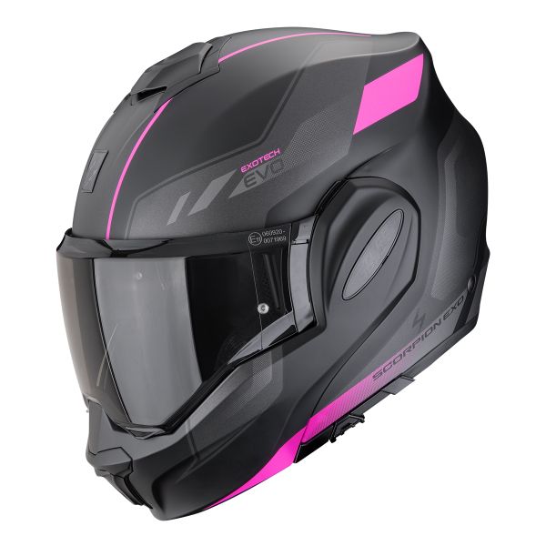 Modulare Apribile Scorpion Exo Tech Evo Socius Matt Black Pink Modulare Apribile Scorpion Exo Tech Evo Socius Matt Black Pink