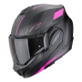 Casque Modulare Apribile Scorpion Exo Tech Evo Socius Matt Black Pink