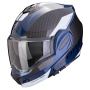 Casque Modulare Apribile Scorpion Exo Tech Evo Team Blue Black White
