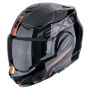 Casque Modulare Apribile Scorpion Exo Tech Evo Traveller Nero Rame