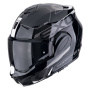 Casque Modulare Apribile Scorpion Exo Tech Evo Traveller Nero Bianco