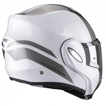 Scorpion Exo Tech Forza Pearl White Silver