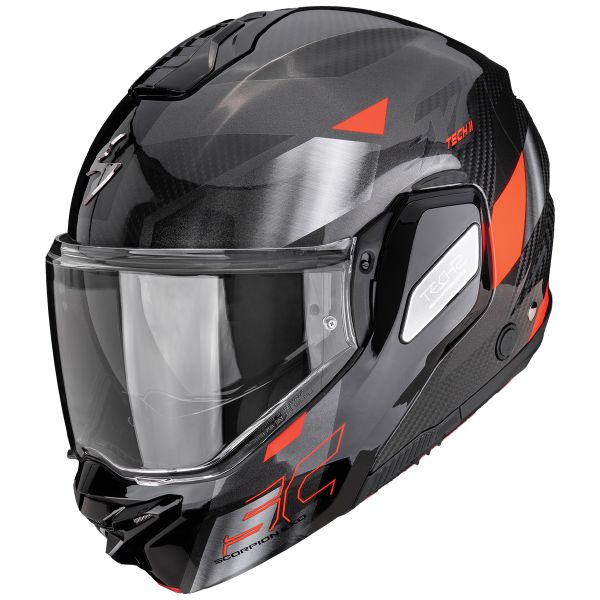Modulare Apribile Scorpion Exo-Tech II Carbon Drift Black Silver Red