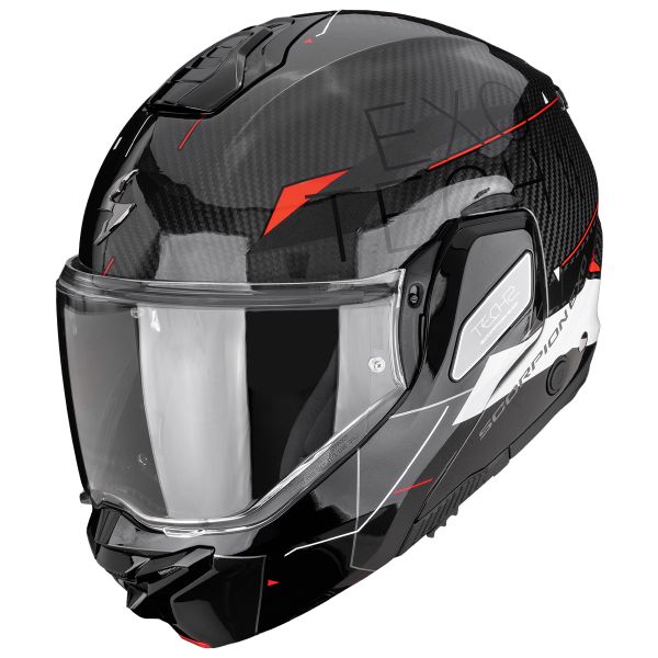 Modulare Apribile Scorpion Exo-Tech II Carbon Viator Black White Red