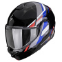 Casque Modulare Apribile Scorpion Exo-Tech II Markus Black Blue Red